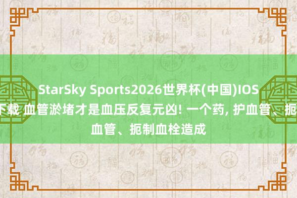 StarSky Sports2026世界杯(中国)IOS/安卓官方下载 血管淤堵才是血压反复元凶! 一个药, 护血管、扼制血栓造成