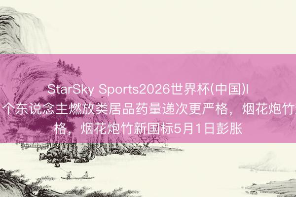 StarSky Sports2026世界杯(中国)IOS/安卓官方下载 个东说念主燃放类居品药量递次更严格，烟花炮竹新国标5月1日彭胀